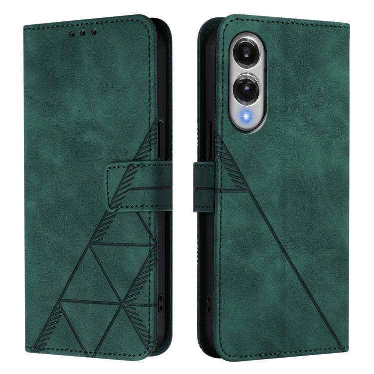 For Samsung Galaxy S25 Edge 5G Crossbody 3D Embossed Flip Leather Phone Case