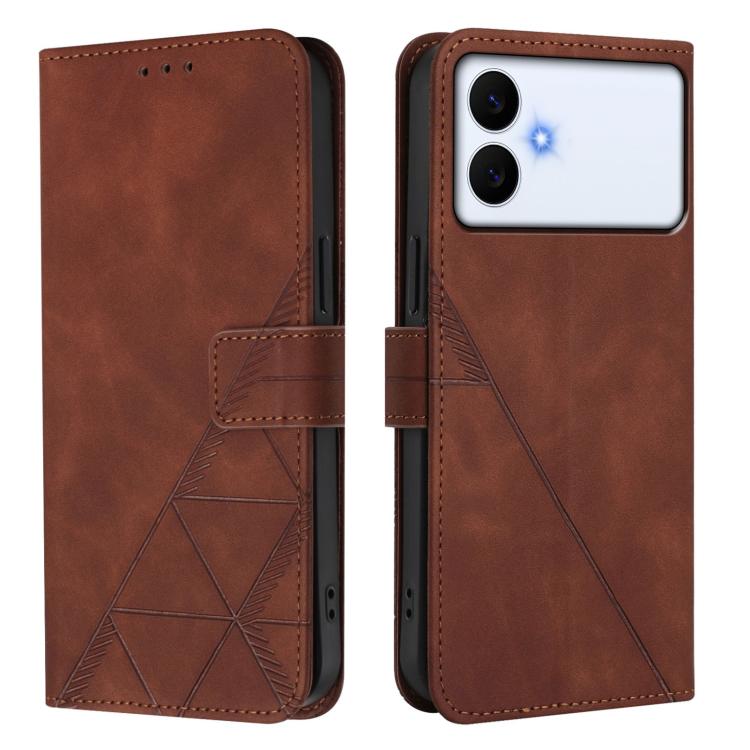 For Samsung Galaxy S26 Edge 5G Crossbody 3D Embossed Flip Leather Phone Case