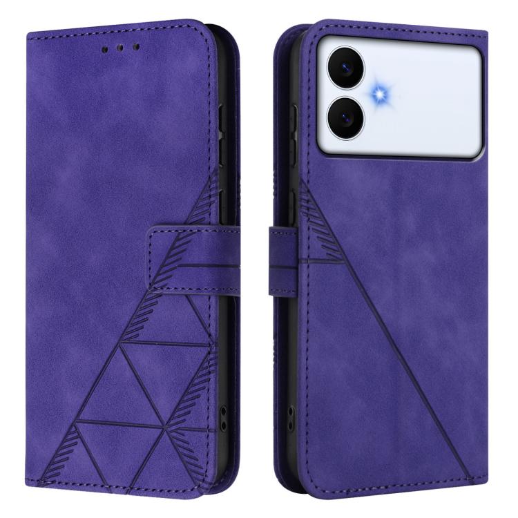 For Samsung Galaxy S26 Edge 5G Crossbody 3D Embossed Flip Leather Phone Case