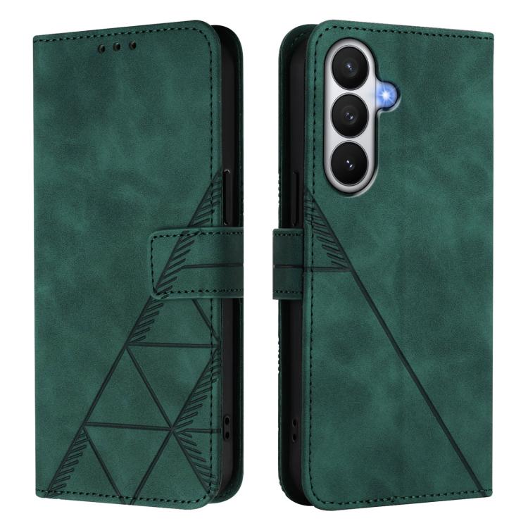 For Samsung Galaxy S26 5G Crossbody 3D Embossed Flip Leather Phone Case