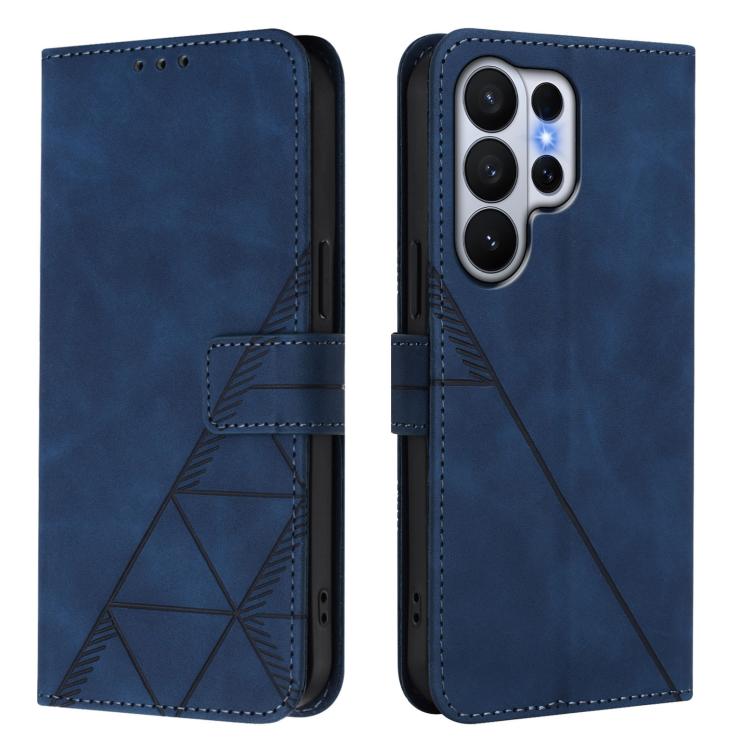 For Samsung Galaxy S26 Ultra 5G Crossbody 3D Embossed Flip Leather Phone Case