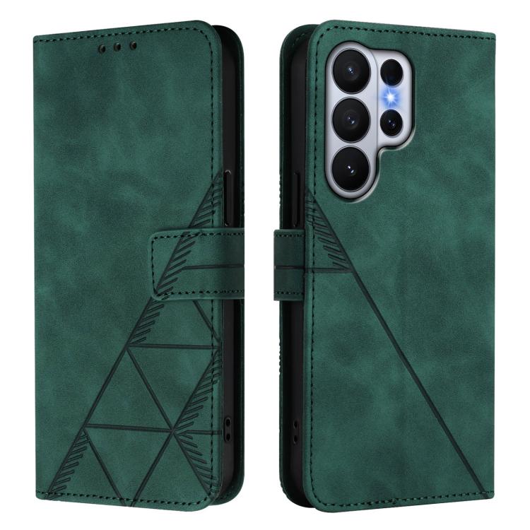 For Samsung Galaxy S26 Ultra 5G Crossbody 3D Embossed Flip Leather Phone Case