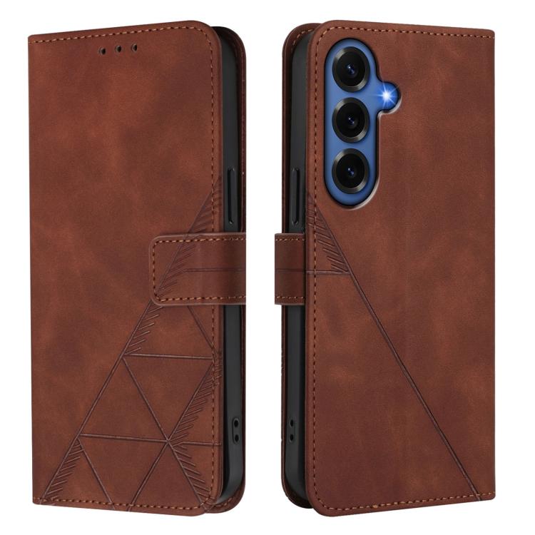 For Samsung Galaxy S26+ 5G Crossbody 3D Embossed Flip Leather Phone Case