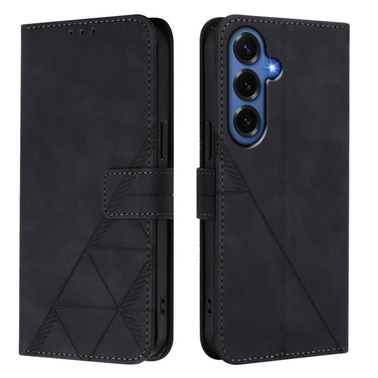 For Samsung Galaxy S26+ 5G Crossbody 3D Embossed Flip Leather Phone Case