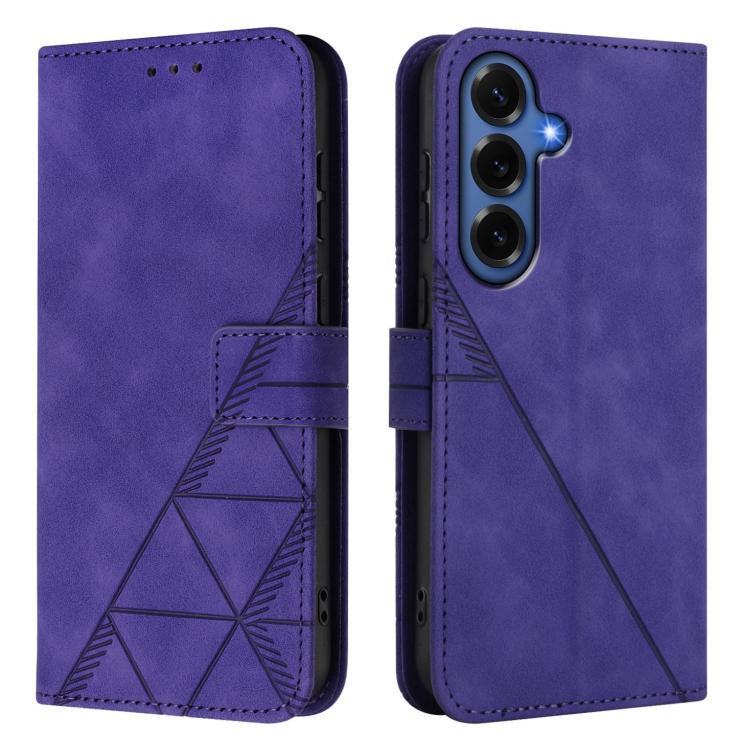 For Samsung Galaxy S26+ 5G Crossbody 3D Embossed Flip Leather Phone Case