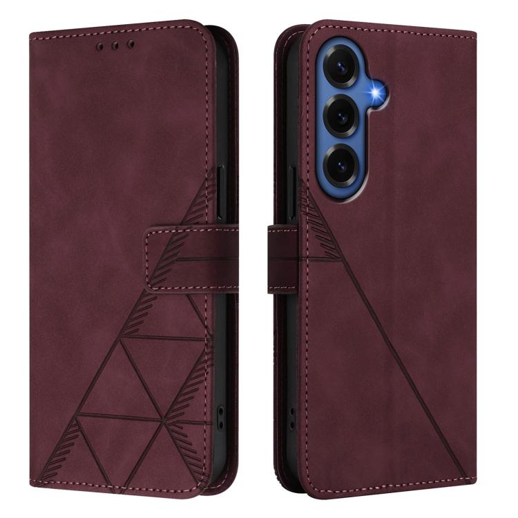 For Samsung Galaxy S26+ 5G Crossbody 3D Embossed Flip Leather Phone Case