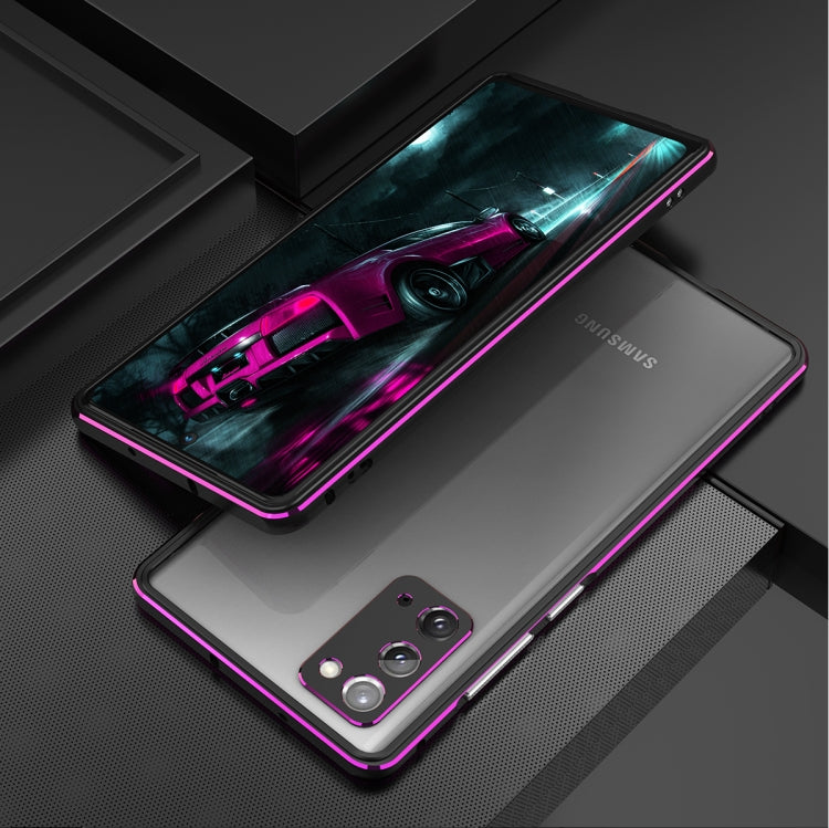 For Samsung Galaxy Note20 Aluminum Alloy Shockproof Protective Bumper Frame