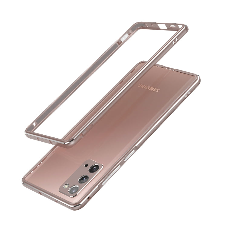 For Samsung Galaxy Note20 Aluminum Alloy Shockproof Protective Bumper Frame