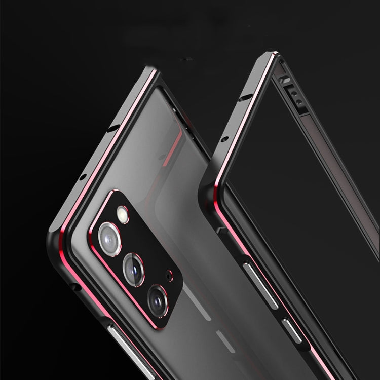 For Samsung Galaxy Note20 Aluminum Alloy Shockproof Protective Bumper Frame