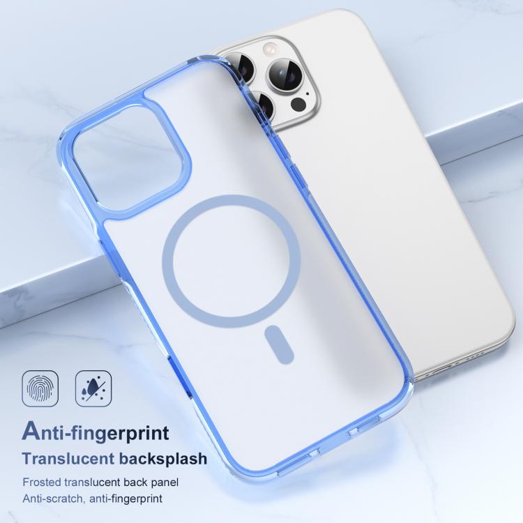 For iPhone 16 Plus Translucent Frosted MagSafe Phone Case with AI Button