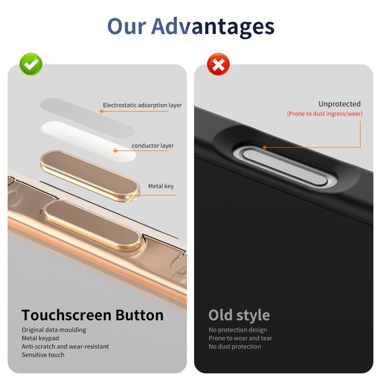 For iPhone 16 Plus Translucent Frosted MagSafe Phone Case with AI Button