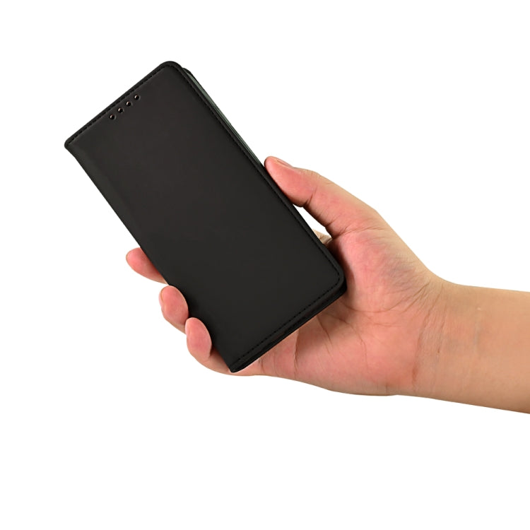 For Samsung Galaxy M10 Strong Magnetism Liquid Feel Horizontal Flip Leather Case with Holder & Card Slots & Wallet