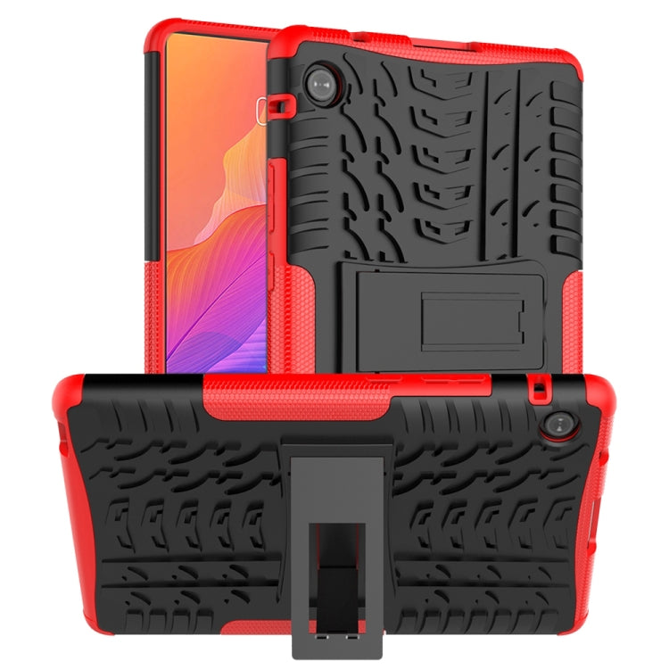 For Huawei MatePad T 8 Tire Texture Shockproof TPU + PC Protective Case with Holder