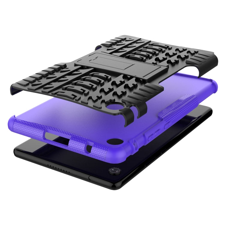 For Huawei MatePad T 8 Tire Texture Shockproof TPU + PC Protective Case with Holder