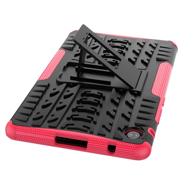 For Huawei MatePad T 8 Tire Texture Shockproof TPU + PC Protective Case with Holder