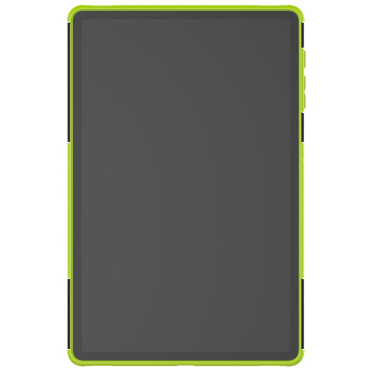 For Samsung Galaxy Tab S7 Lite T730 / T735 & S7+ T970 / T976B Tire Texture Shockproof TPU + PC Protective Case with Holder