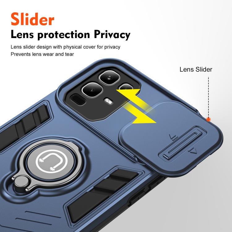 For Infinix  Note 50x Camshield Ring Holder Phone Case