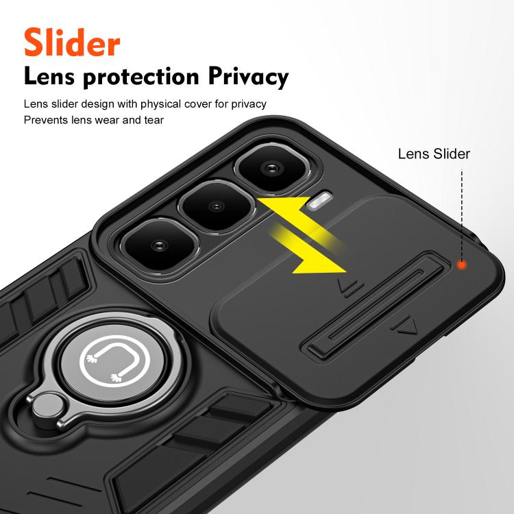 For Infinix Hot 60 Pro+ Camshield Ring Holder Phone Case
