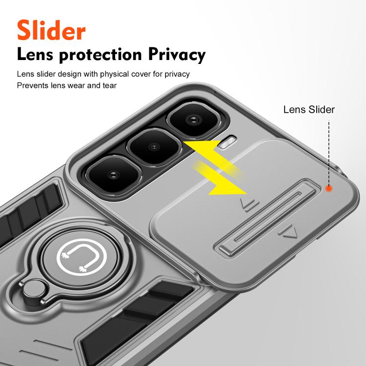 For Infinix Hot 60 Pro+ Camshield Ring Holder Phone Case