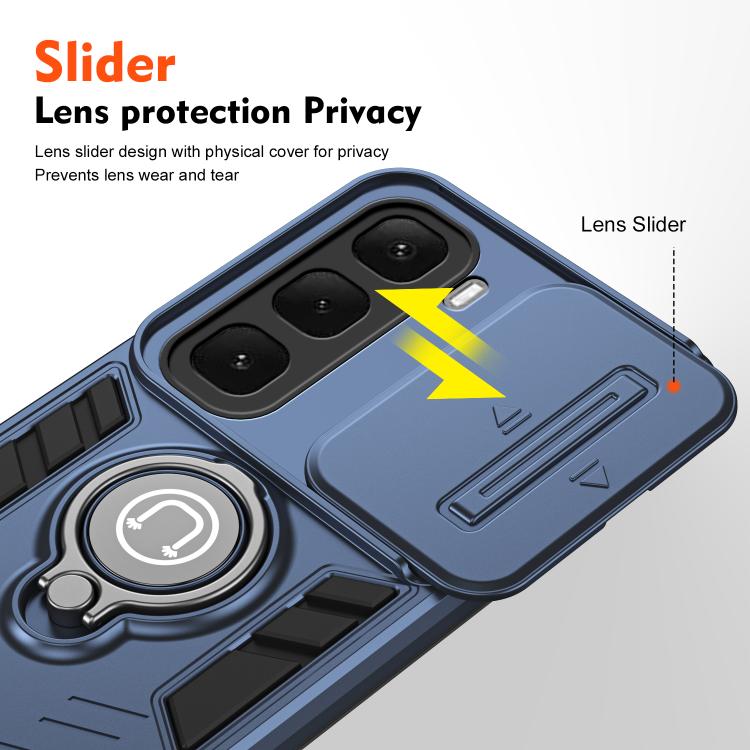For Infinix Hot 60i 4G Camshield Ring Holder Phone Case