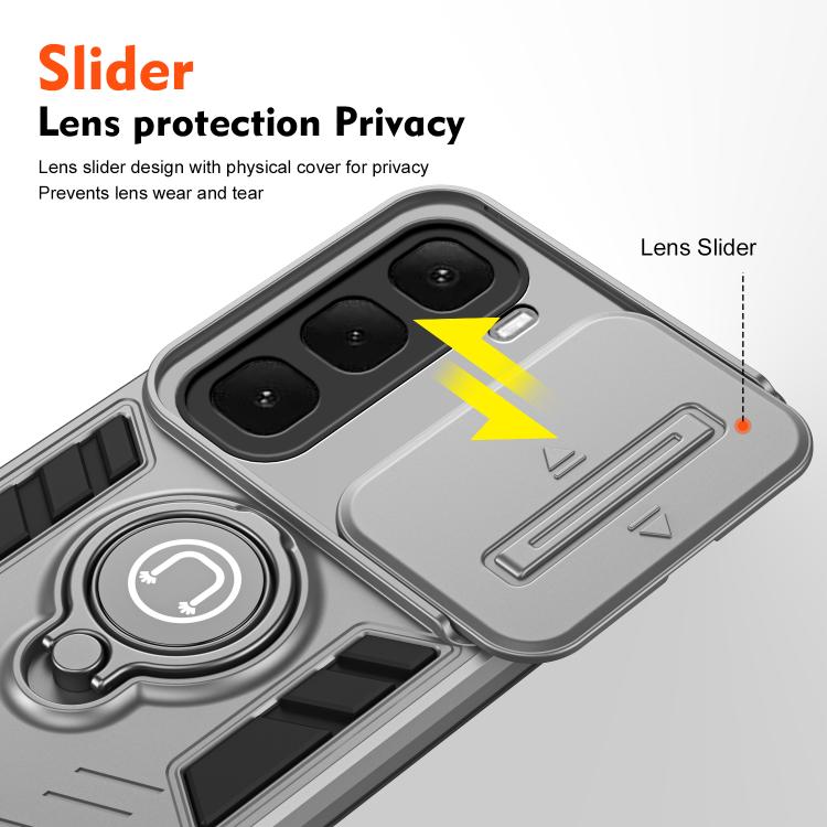 For Infinix Hot 60i 4G Camshield Ring Holder Phone Case