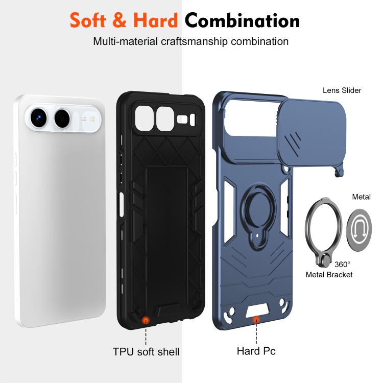 For Infinix Hot 60i 5G Camshield Ring Holder Phone Case