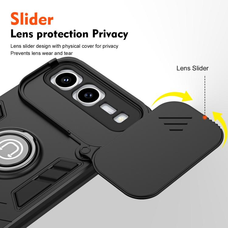 For Infinix Hot 60i 5G Camshield Ring Holder Phone Case
