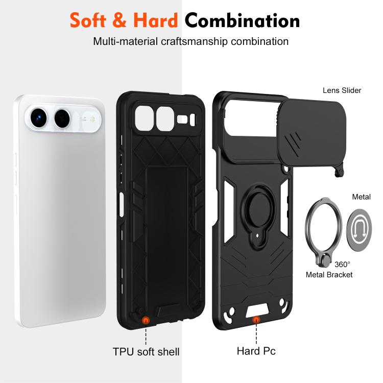 For Infinix Hot 60i 5G Camshield Ring Holder Phone Case