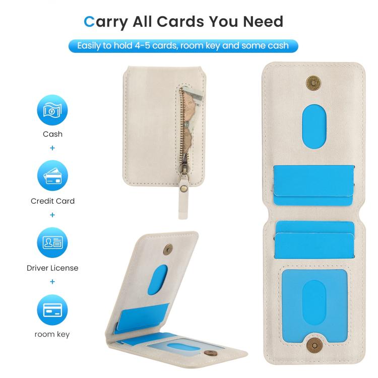 For Google Pixel 9 / 9 Pro Zipper Wallet Split MagSafe Leather Back Phone Case
