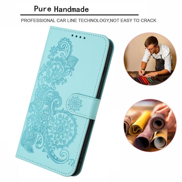For vivo X200 Pro Datura Flower Embossed Flip Leather Phone Case