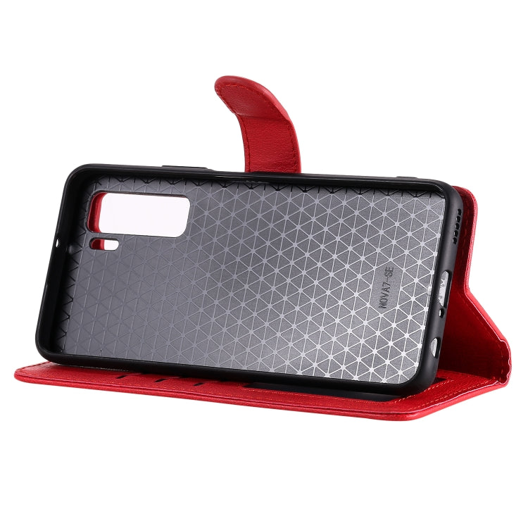 For Huawei Nova 7 SE 2 in 1 Solid Color Detachable PU Leather Case with Card Slots & Magnetic Holder & Photo Frame & Wallet & Strap