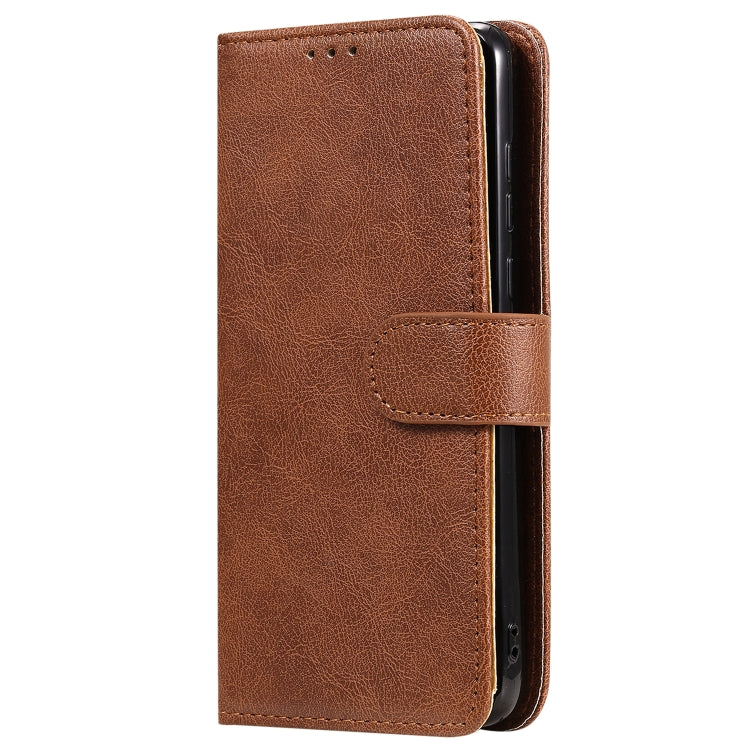 For Huawei P40 2 in 1 Solid Color Detachable PU Leather Case with Card Slots & Magnetic Holder & Photo Frame & Wallet & Strap