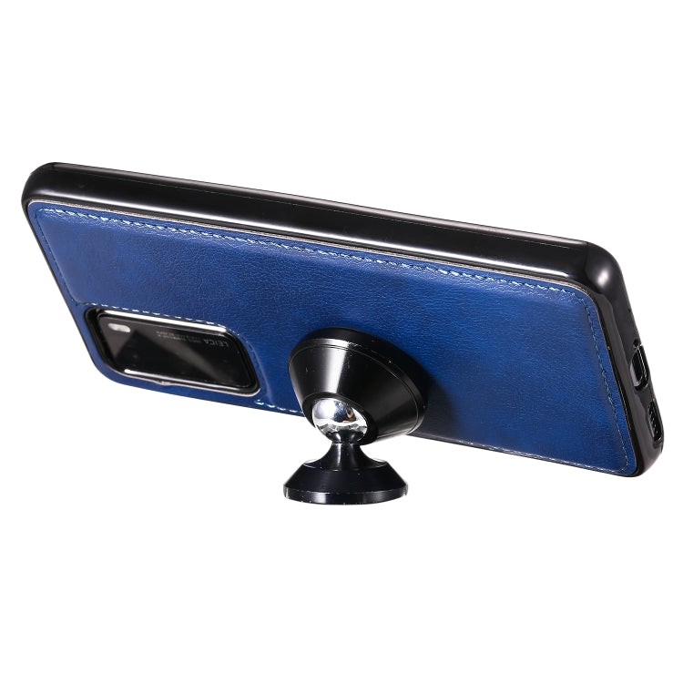 For Huawei P40 2 in 1 Solid Color Detachable PU Leather Case with Card Slots & Magnetic Holder & Photo Frame & Wallet & Strap