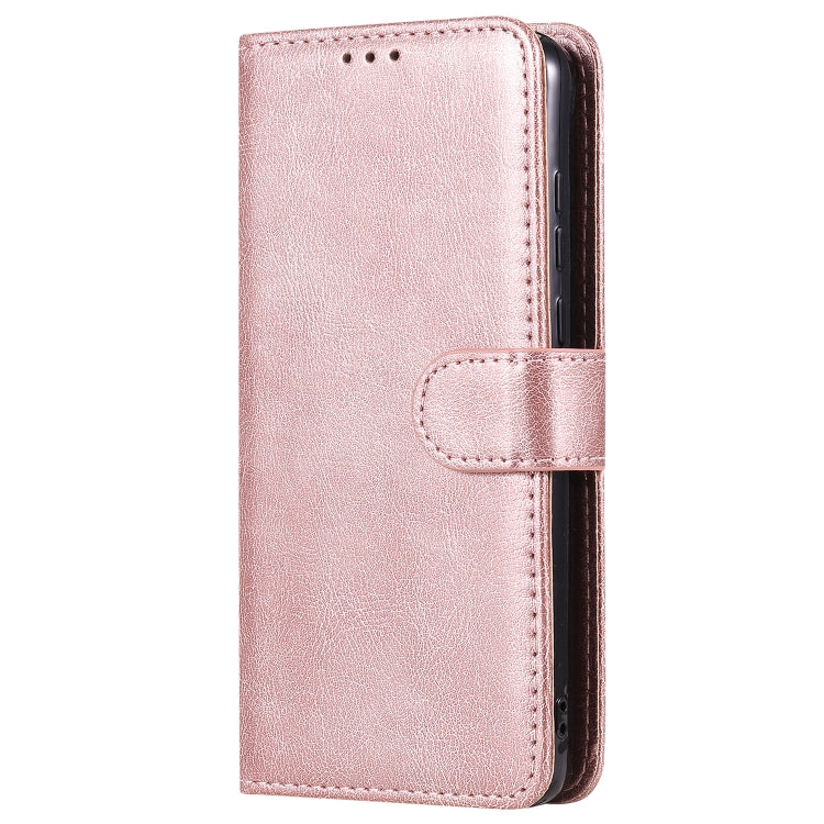 For Huawei P40 2 in 1 Solid Color Detachable PU Leather Case with Card Slots & Magnetic Holder & Photo Frame & Wallet & Strap
