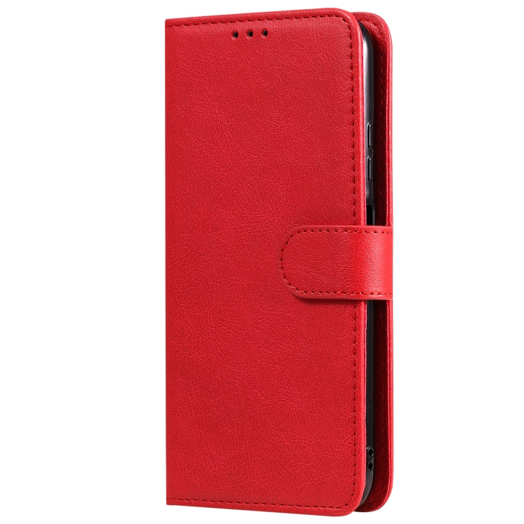 For Huawei P40 Pro 2 in 1 Solid Color Detachable PU Leather Case with Card Slots & Magnetic Holder & Photo Frame & Wallet & Strap