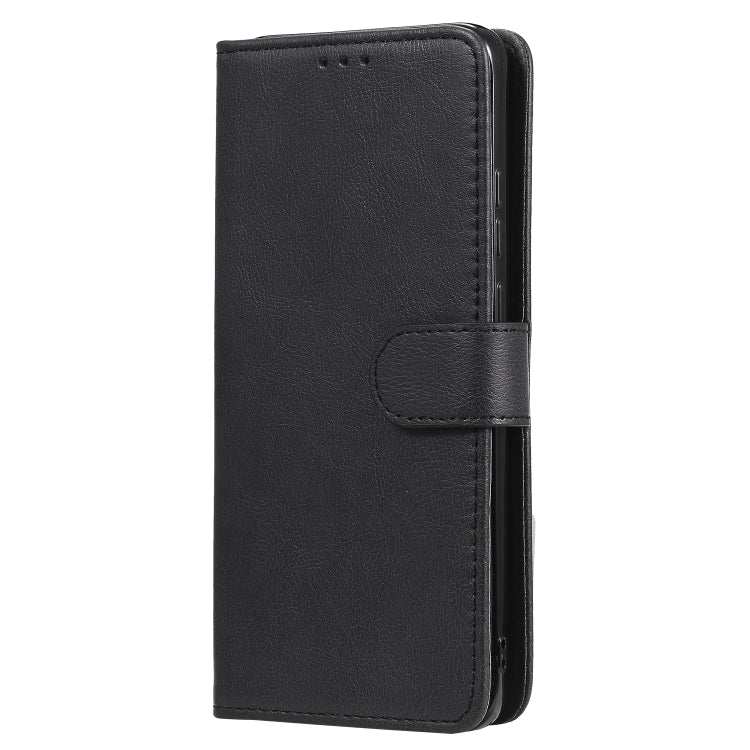 For Huawei P40 Lite 2 in 1 Solid Color Detachable PU Leather Case with Card Slots & Magnetic Holder & Photo Frame & Wallet & Strap