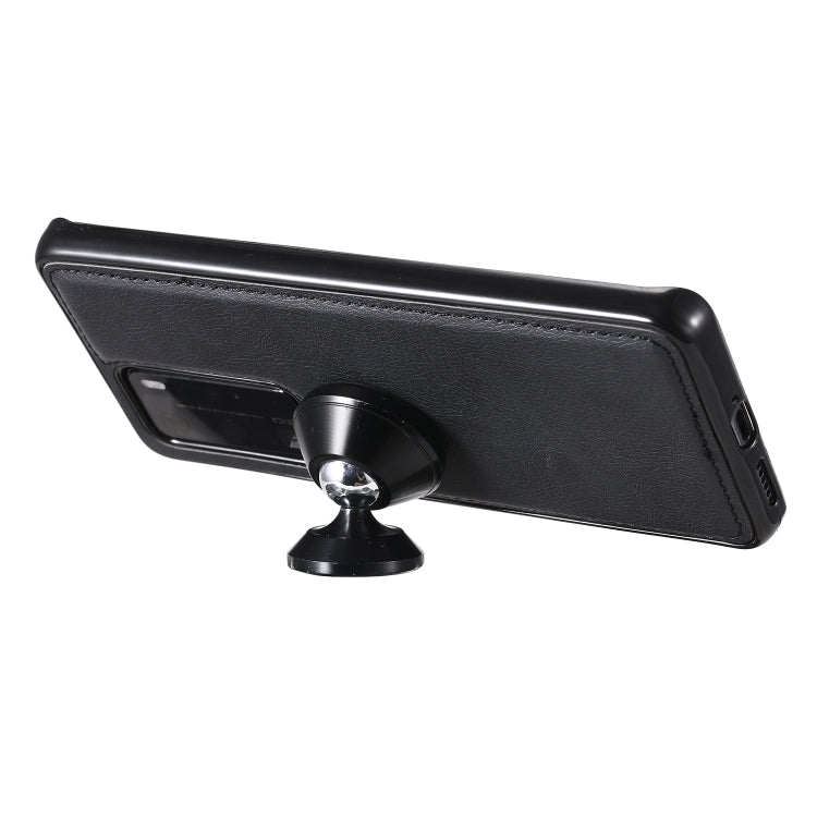 For Huawei P40 Lite 2 in 1 Solid Color Detachable PU Leather Case with Card Slots & Magnetic Holder & Photo Frame & Wallet & Strap