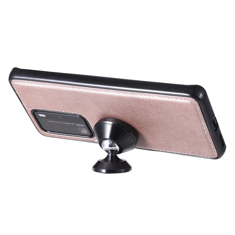 For Huawei P40 Lite 2 in 1 Solid Color Detachable PU Leather Case with Card Slots & Magnetic Holder & Photo Frame & Wallet & Strap