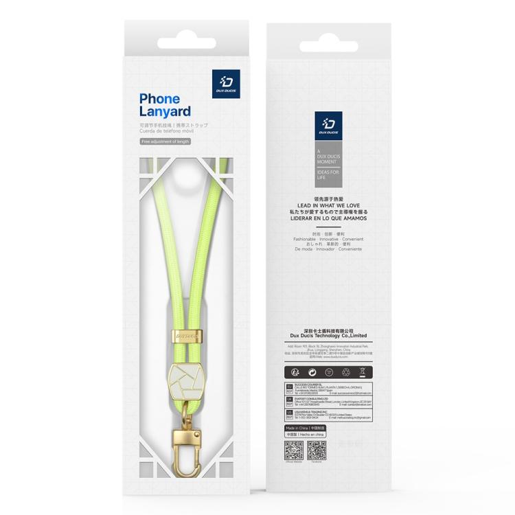 DUX DUCIS Garden Series Broken Ice Pattern Adjustable Short Phone Lanyard