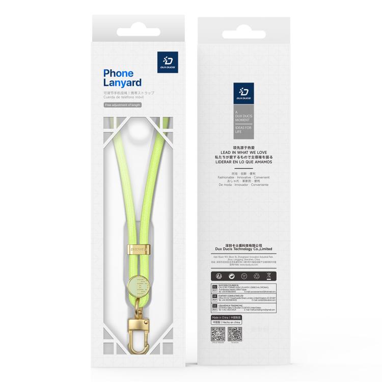 DUX DUCIS Garden Series Tile Pattern Adjustable Short Phone Lanyard