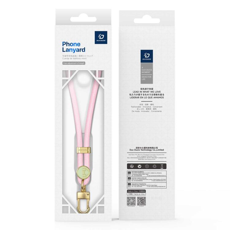 DUX DUCIS Garden Series Tile Pattern Adjustable Short Phone Lanyard