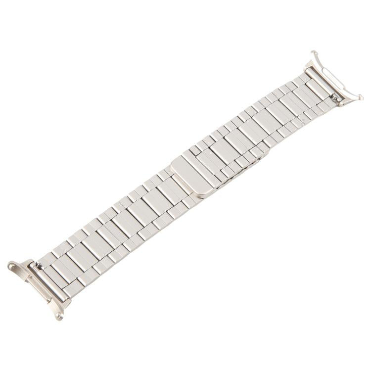 For Samsung Galaxy Watch Ultra 47mm / Ultra 2025 Three-beads Magnetic Steel Watch Band