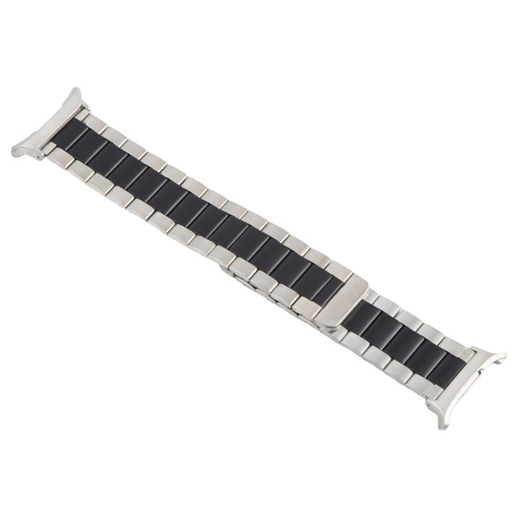 For Samsung Galaxy Watch Ultra 47mm / Ultra 2025 Three-beads Magnetic Steel Watch Band
