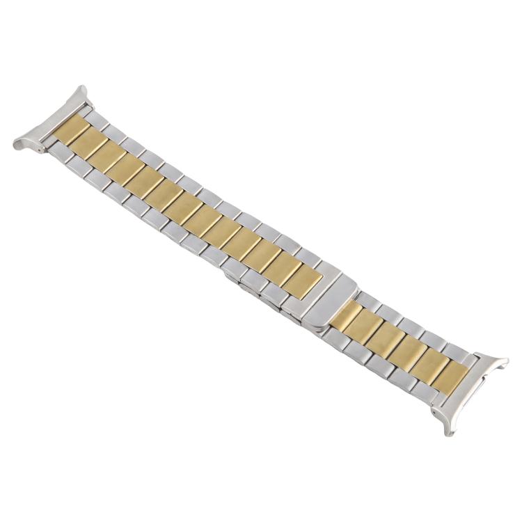 For Samsung Galaxy Watch Ultra 47mm / Ultra 2025 Three-beads Magnetic Steel Watch Band