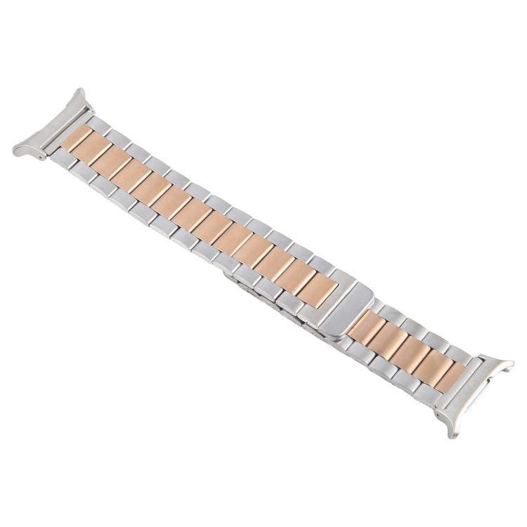 For Samsung Galaxy Watch Ultra 47mm / Ultra 2025 Three-beads Magnetic Steel Watch Band