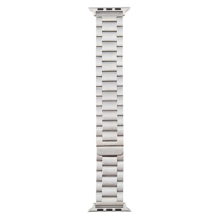 For Apple Watch 46mm / 49mm / 45mm / 44mm Three-beads Magnetic Steel Watch Band