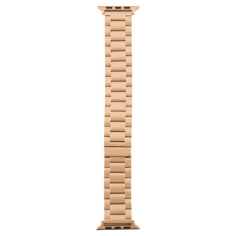For Apple Watch 46mm / 49mm / 45mm / 44mm Three-beads Magnetic Steel Watch Band