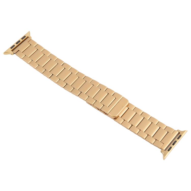 For Apple Watch 46mm / 49mm / 45mm / 44mm Three-beads Magnetic Steel Watch Band