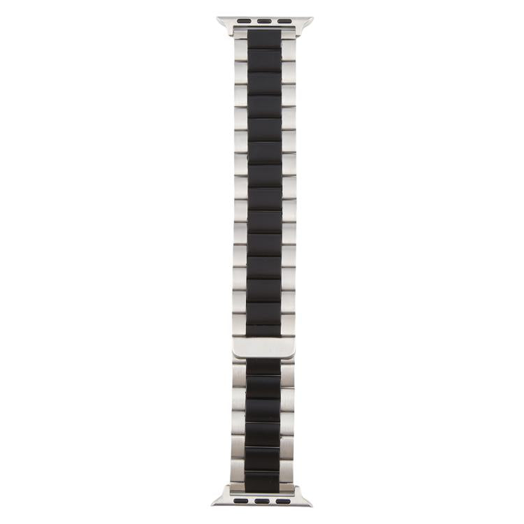 For Apple Watch 46mm / 49mm / 45mm / 44mm Three-beads Magnetic Steel Watch Band