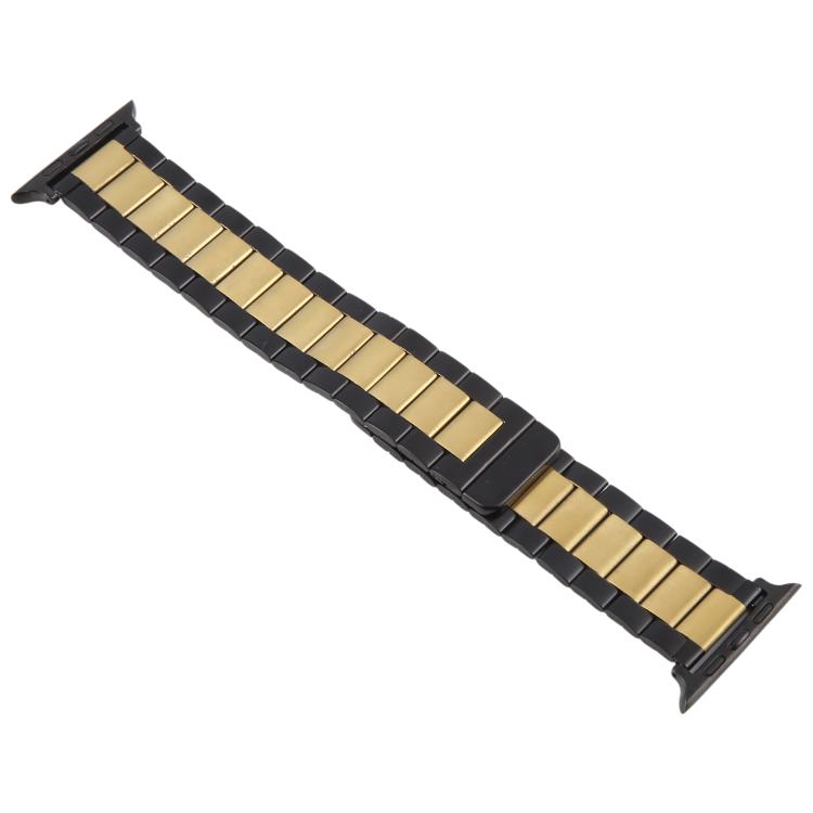 For Apple Watch 46mm / 49mm / 45mm / 44mm Three-beads Magnetic Steel Watch Band